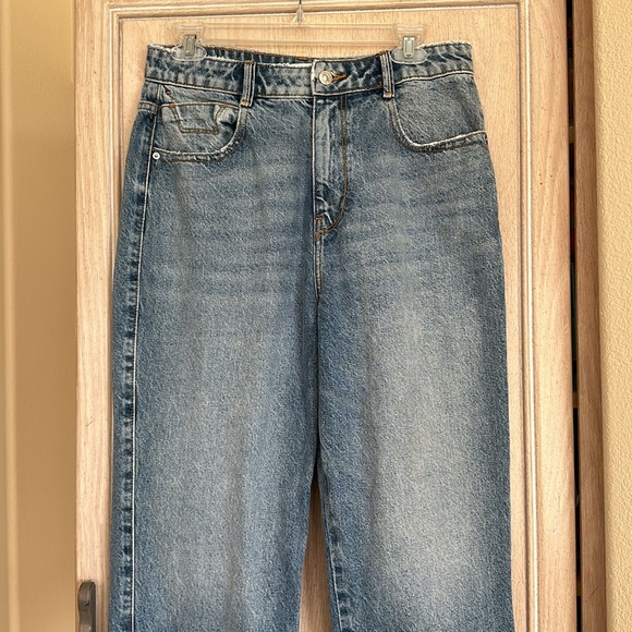 Zara Blue Wide Jeans - Picture 2 of 6